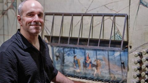 Juan de la Rubia, en los cursos M&uacute;sica en Compostela