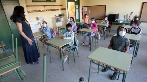 Vuelta al cole en el colegio de Barcelos