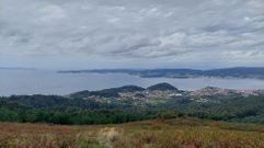 Vista general de la ra de Pontevedra