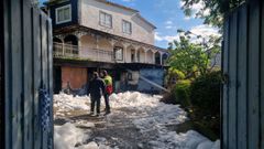 Incendio en el garaje de una vivienda de Ourense