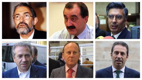 Conselleiros dimisionarios: Juan Fernández (Industria); Cástor Gago (Agricultura); Amancio Landín (Pesca); Xosé Cuíña (Política Territorial); Diz Guedes (Política Agroalimentaria); Alfonso Villares (Mar)