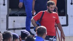 Llegada a tierra de los dos espa�oles desaparecidos en Malasia