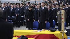 Funeral por los agentes fallecidos en Kabul