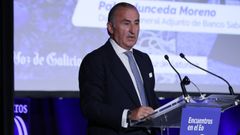 El director general adjunto del Banco Sabadell, Pablo Junceda Moreno, este viernes en el foro Encuentros en el Eo