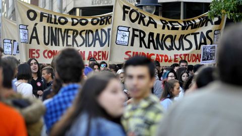 Manifestaci�n en Ferrol