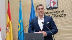 El concejal de Deportes Jorge Paeda