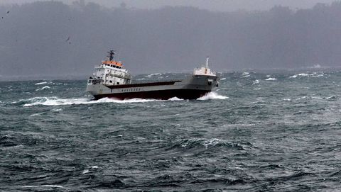 Temporal en el mar en A Coru�a