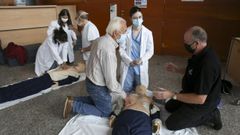 Imagen de archivo de un taller de reanimaci�n en el Marcide