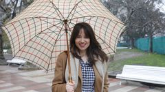 Laura, en el parque de San L�zaro