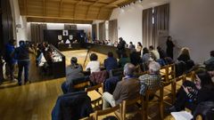 Imagen del pleno celebrado este lunes por la corporaci�n municipal de Pontevedra
