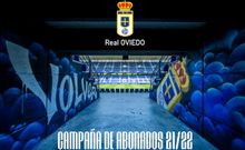 Cartel de la campa�a de abonados del Real Oviedo 21/22