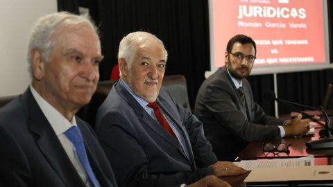 Carlos Lema, Candido Conde-Pumpido y Rom�n Garc�a.