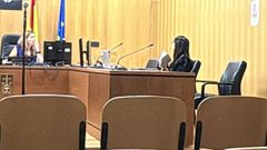 La magistrada y la fiscal de la plaza dos de la secc�n penal de Ourense
