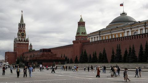 Exterior del Kremlin, sede del Gobierno ruso en Mosc.