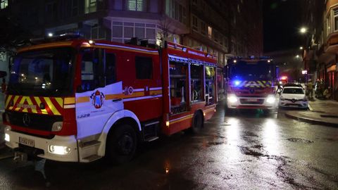Incendio en la calle P�rez Cepeda