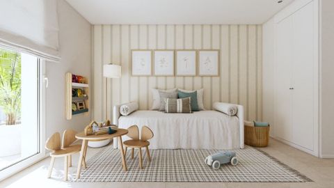 Detalle de una de las habitaciones de Silgar Playa