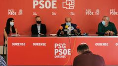 Rueda de prensa del PSOE sobre las becas del Gobierno central para estudiantes