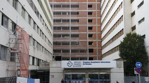 Foto de archivo de las obras del nuevo edificio.