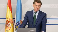 Feijoo, tras la reuni�n del consello
