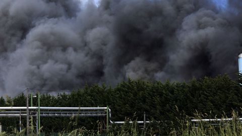 Incendio en las instalaciones de Jealsa