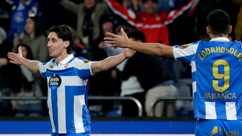 Mulattieri y Zaka, con el Deportivo