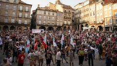 Concentracin esta tarde en la Praza Maior de Ourense.