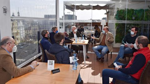 Reuni�n de los diputados del PP con las asociaciones de hosteler�a de Lugo