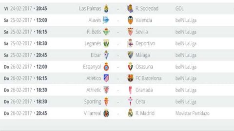 Horarios