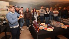 Cata de vinos en el Barbantia de Boiro