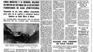 Noticia de La Voz de Galicia sobre un accidente de tren en Pontevedra en 1969