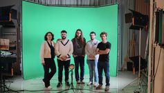 De izquierda a derecha, Noem� Pinilla-Alonso, Juan Antonio de Abol-Bras�n V�zquez de Prada, Daniel Lanchares �lvarez, Santiago Iglesias �lvarez, Enrique D�ez Alonso