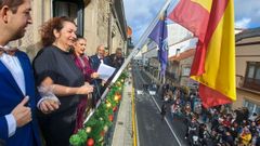 Tania Fuegho puso un toque de humor a la cita con los vecinos.