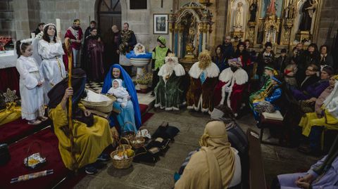 El beln viviente de Dacn se celebr en la iglesia