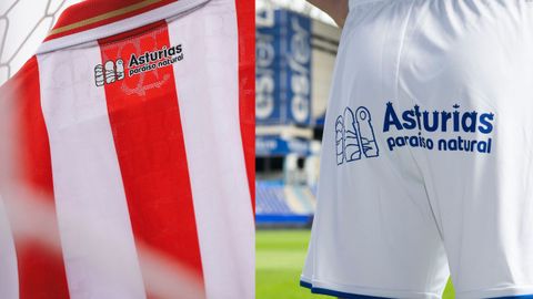 Promoci�n de��Asturias Para�so Natural� en las equipaciones de Sporting y Oviedo