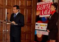 C�sar Ballesteros present� la campa�a en Oporto.