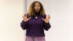 Sole Felloza, durante su paso por Carballo 