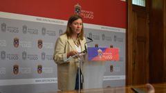 A deputada Pilar Garc�a Porto
