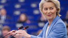 La presidenta de la Comisi�n Europea, Ursula von der Leyen. 