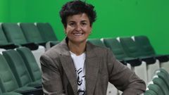 Tereta Berbel, antes de su charla en A Coru�a