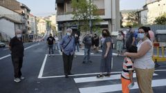 Vecinos de Marcelo Mac�as protestan por la se�alizaci�n horizontal de la calle