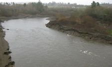 As� est� el embalse Barri� de la Maza despu�s de varios d�as de lluvia en Ponte Insua, Negreira. 