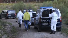La polic�a cient�fica analizar el terreno del monte de Lugo donde apareci� el cad�ver