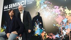 Carlos Polo (izquierda) y Chema del Barco presentaron �El plan� en la Seminci