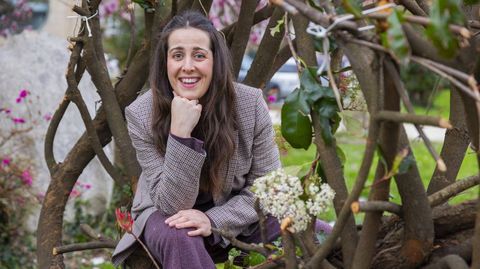 Virginia Berm�dez � unha das actrices do elenco de Sol Fuerza, que hoxe chega a Laxe