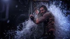 Jason Momoa, en una escena de la pel�cula �Aquaman�.