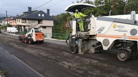 Obras de la Xunta en Padrenda