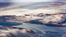 Vista area de la capa de hielo en el norte de Groenlandia el pasado 4 de octubre de 2023