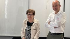 Maruja despediuse hai uns d�as do seu traballo como mestra voluntaria nas clases de reforzo de Ribeira