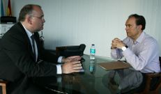 Lamas traslad� las demandas de empresarios de Lal�n 2000 a Crespo.