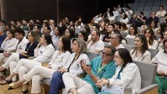 Recepcin en el HULA a los nuevos residentes del rea sanitaria, realizada en el mes de junio.